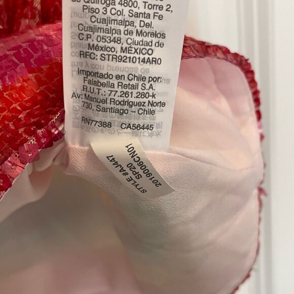 NWOT J. Crew watermelon stripe sequin tank Sz. S - Picture 7 of 8